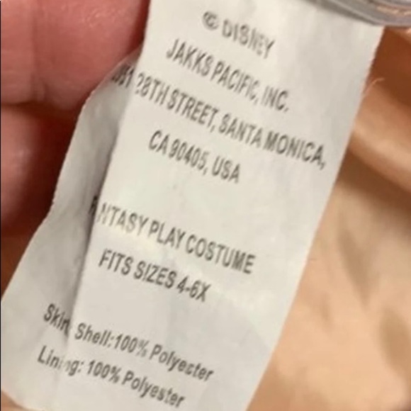 Disney moana skirt costume dressup girls size 4-6x - Picture 3 of 3